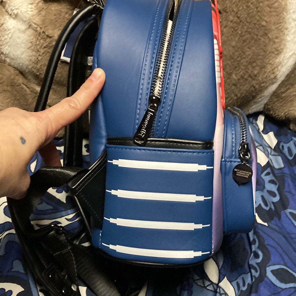 Star Wars Loungefly Backpack with Jedi and Sith - Picture 6 of 8